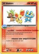 XY Starters