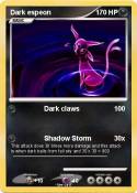 Dark espeon