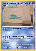 Vote if you are a Winner Vote if you are