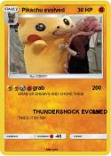 Pikachu evolved Pikachu evolved