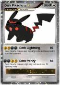 Dark Pikachu Dark Pikachu