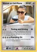 Woman on Cell