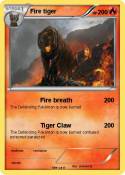 Fire tiger
