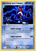garchomp and 2 stages garchomp and 2