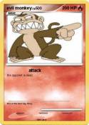 evil monkey