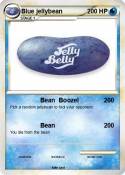 Blue jellybean