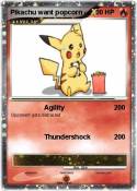 Pikachu want