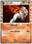 Fire wolf