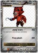 Nightmare foxy Nightmare foxy