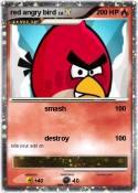 red angry bird