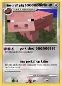 minecraft pig