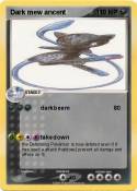 Dark mew ancent Dark mew ancent