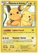 Pikachu & Raichu Pikachu &