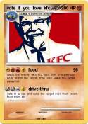 vote if you love kfc vote if you