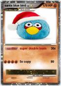 santa blue bird