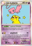 mew & pikachu