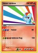 honor rainbow
