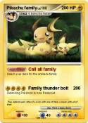 Pikachu family Pikachu family