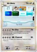 Wii Menu