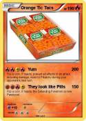 Orange Tic Tacs