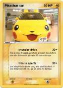 Pikachus car