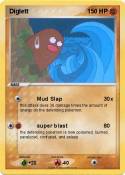 Pokémon Super Mega Diglett - Hyper Beam - My Pokemon Card