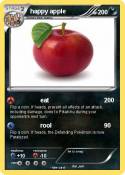 happy apple
