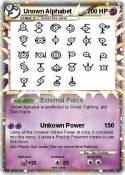 Unown Alphabet