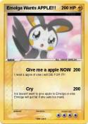 Emolga Wants