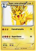 Super saian pikachu Super saian