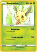Baby leafeon