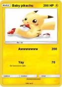 Baby pikachu
