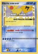 Pikachu soda