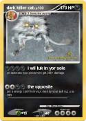 dark killer cat