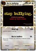 No to bullying