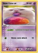 Snow Cone cat