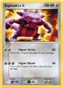 Exploud Lv X