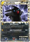 dark pikachu