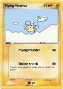 Flying Pikachu Flying Pikachu