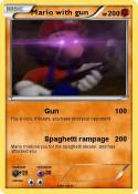 Mario with gun
