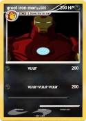 groot iron man