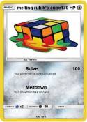 melting rubik's