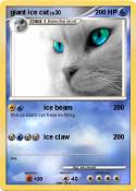 giant ice cat