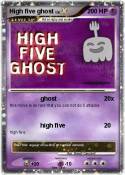 High five ghost