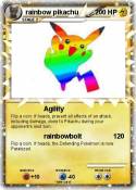 rainbow pikachu