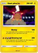 Giant pikachu