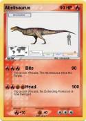 Abelisaurus Abelisaurus