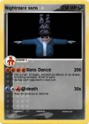 Nightmare sans