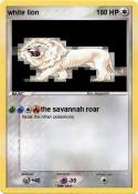 white lion