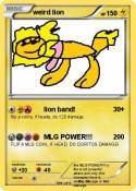 weird lion
